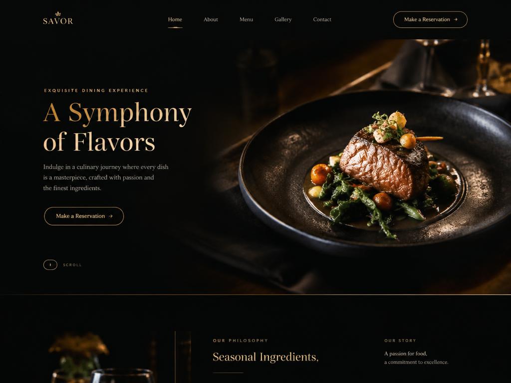 Restaurant Website